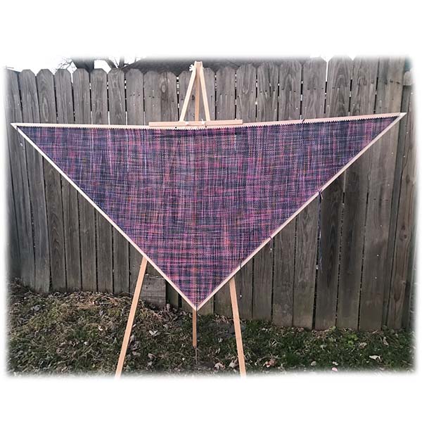 KISS Triangle Weaving Looms - In Use