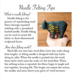 Needle Felting Starter Kit - Needle Felting Tips