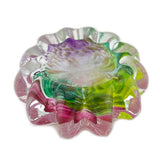 Blown Glass Spindle Bowl - a