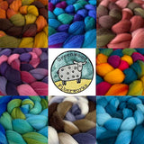 Greenwood Hand Dyed Merino/Silk/Cashmere Roving