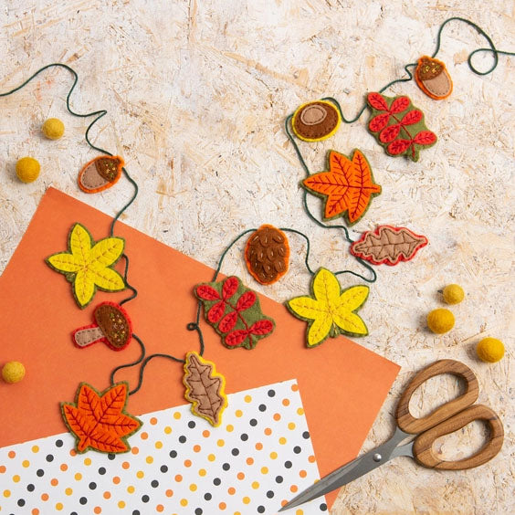 Autumn Garland Felt Craft Kit