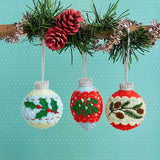 Christmas Baubles Felt Craft Kit - A