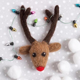 Rudolph Brooch Needle Felting Kit