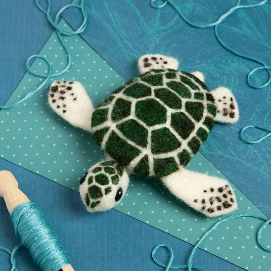 Baby Sea Turtle Needle Felting Kit