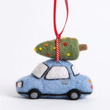 Christmas Car Needle Felting Kit - a