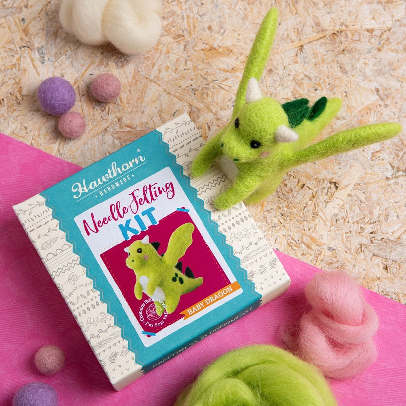 Baby Dragon Needle Felting Kit