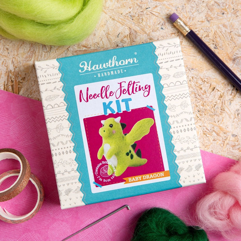 Baby Dragon Needle Felting Kit