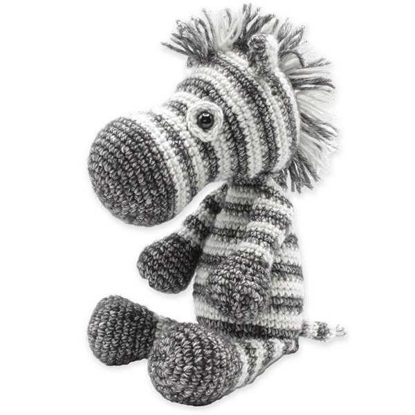 Hardicraft DIY Crochet Kit - Dirk Zebra | The Woolery