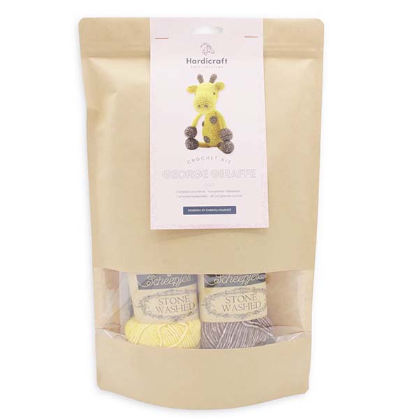 Hardicraft DIY Crochet Kit - George Giraffe - Package