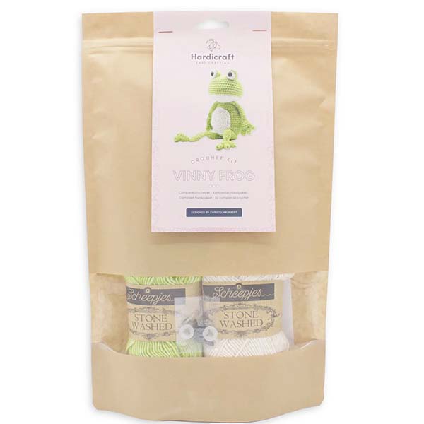 Hardicraft DIY Crochet Kit - Vinny Frog - Package