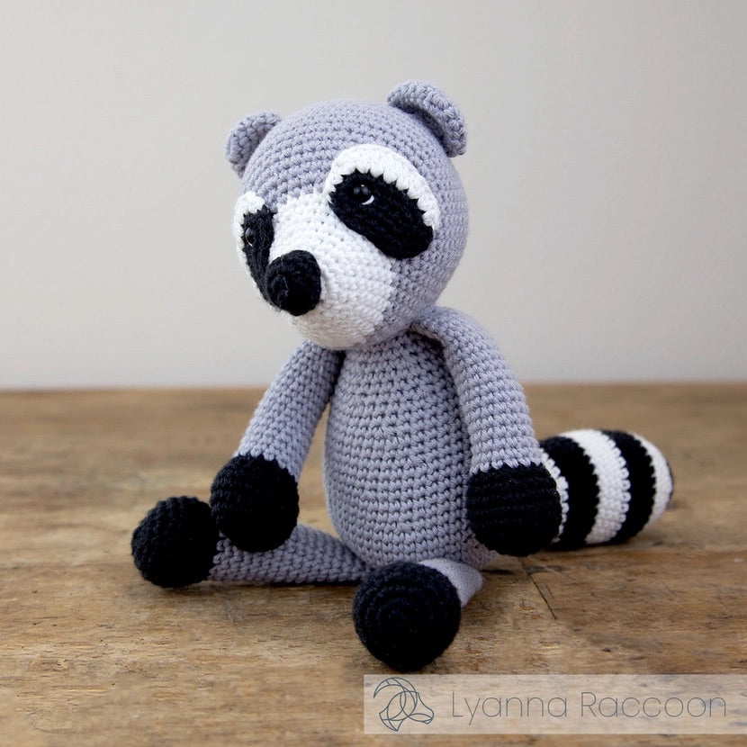 Hardicraft DIY Crochet Kit - Lyanna Raccoon | The Woolery
