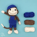 Hardicraft DIY Crochet Kit - Bryan Monkey - Contents