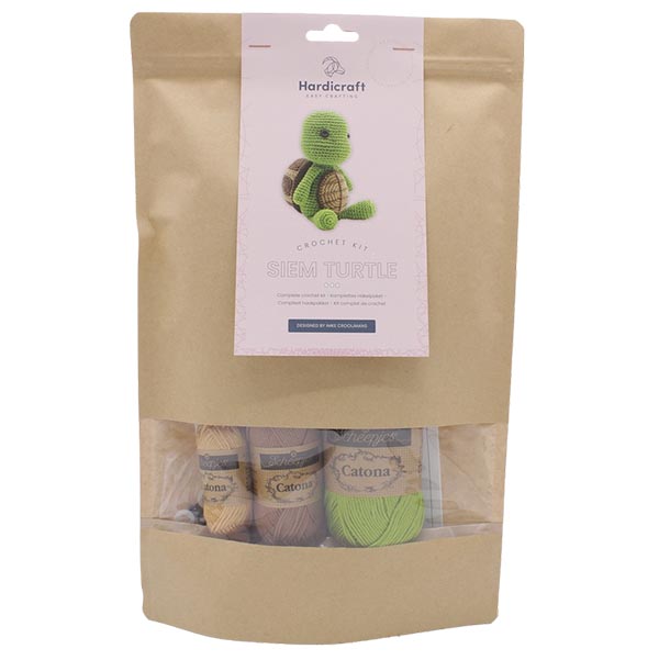 Hardicraft DIY Crochet Kit - Siem Turtle - Package