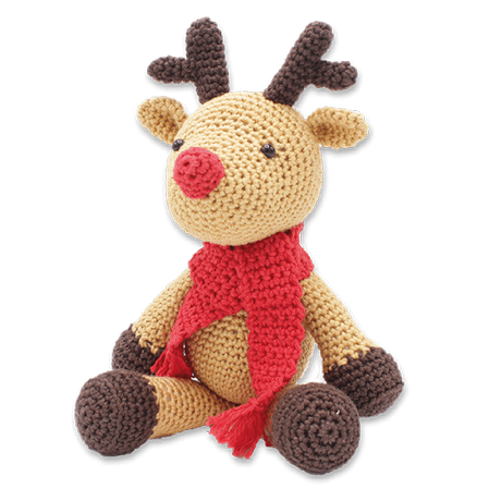 Hardicraft DIY Crochet Kit - Rudolf Reindeer - 8719244511686