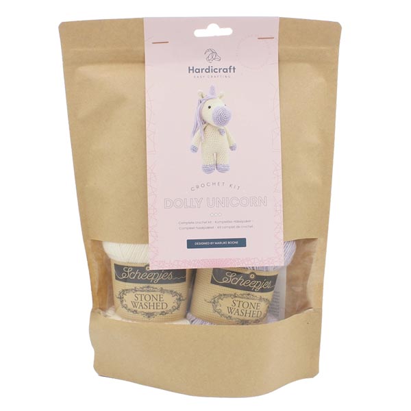 Hardicraft DIY Crochet Kit - Dolly Unicorn - Package