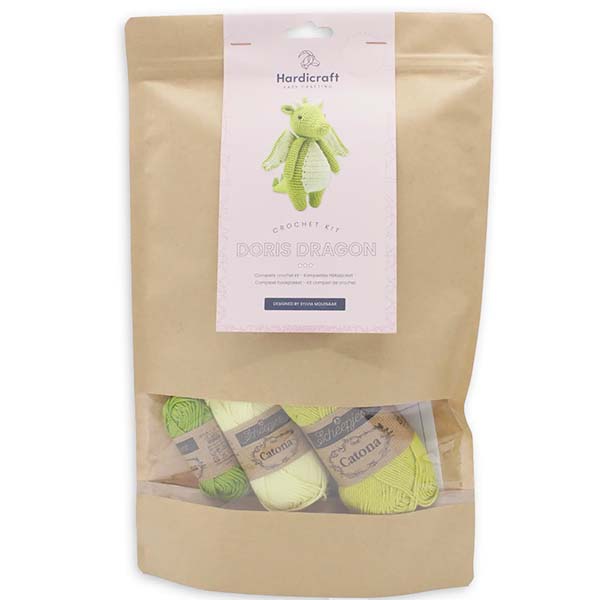 Hardicraft DIY Crochet Kit - Doris Dragon - Package