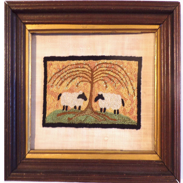 Punch Needle Kit - Grazing Twin Sheep