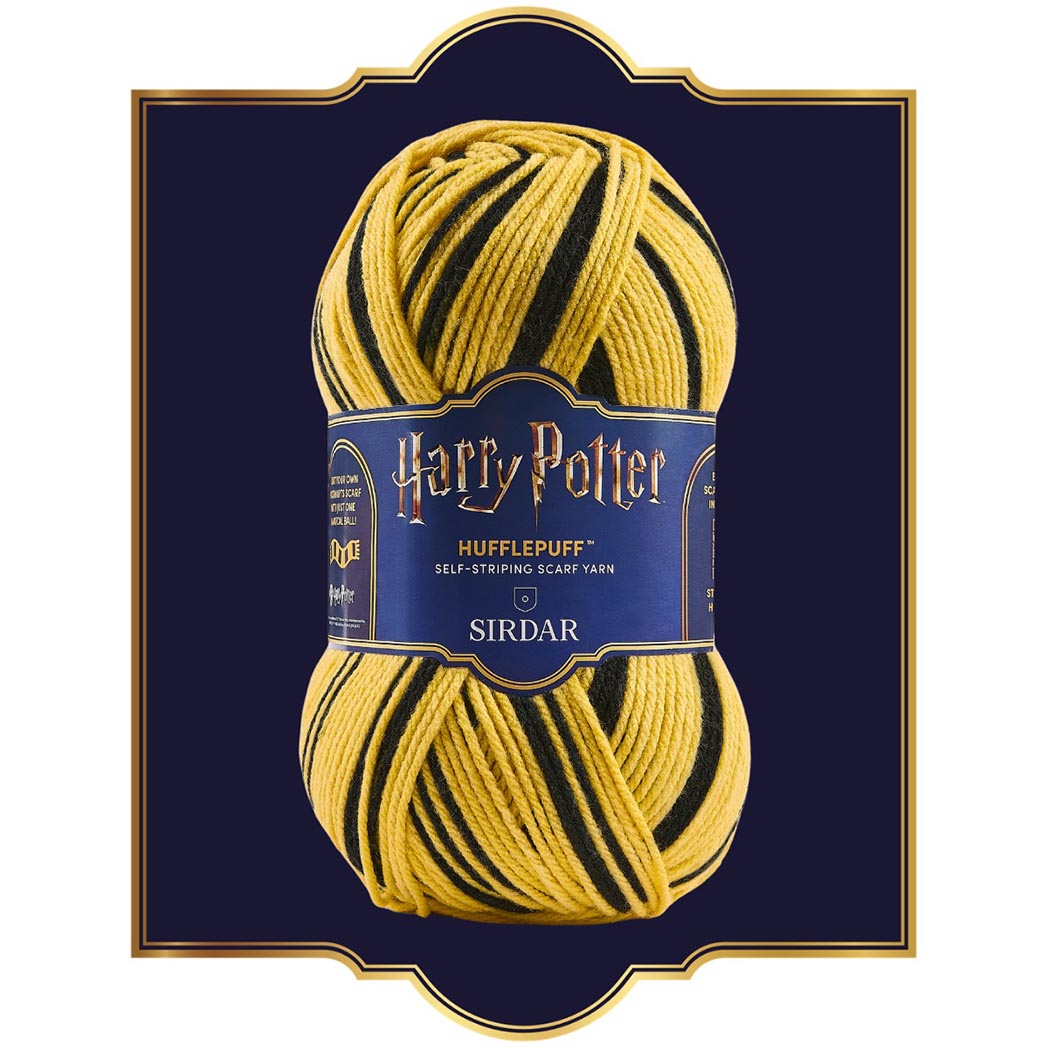 Harry Potter Scarf Yarn - Hufflepuff 