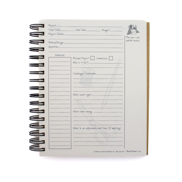 Woolery Craft Journal Inside - A