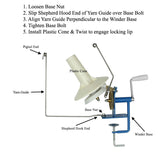 Rosie's Jumbo Yarn Ball Winder Instructions