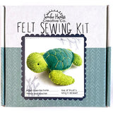 Jennifer Heynen Felt Sewing Kit - Green Sea Turtle - Box