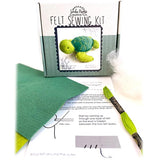 Jennifer Heynen Felt Sewing Kit - Green Sea Turtle - Contents
