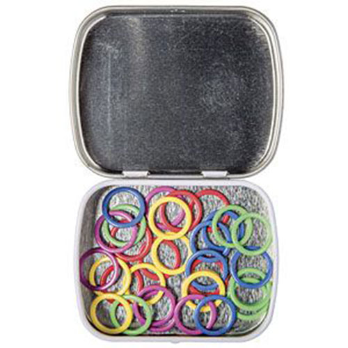 Enamel Stitch Markers - Rainbow