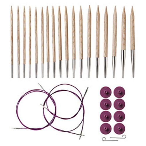 Options Interchangeable Sunstruck Circular Knitting Needle Set - 8904086236587
