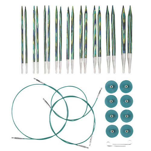 Options Interchangeable Caspian Circular Knitting Needle Set - 609132304644