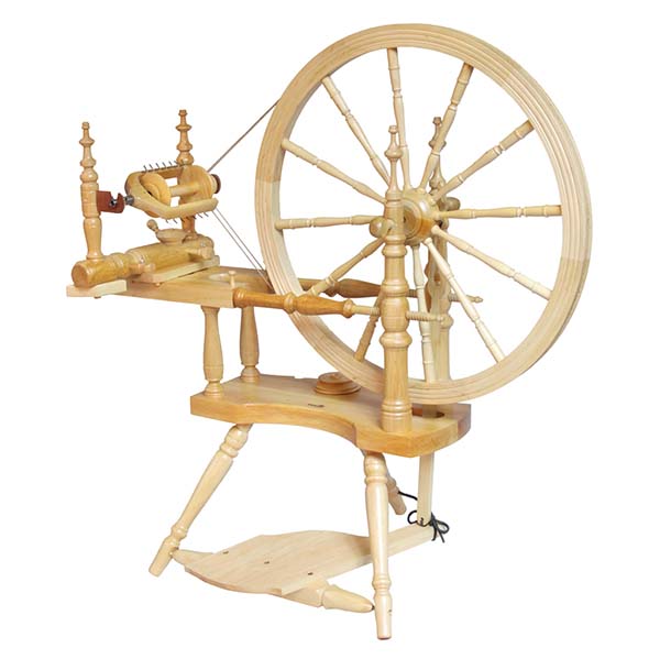 Kromski Clear Finish Polonaise Spinning Wheel | The Woolery