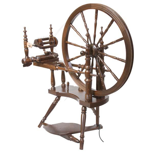 Kromski Walnut Finish Polonaise Spinning Wheel | The Woolery