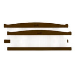 Kromski Rigid Heddles - Walnut - The Woolery