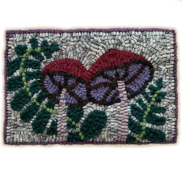 Beginner Rug Hooking Kit - Ferns & Mushrooms