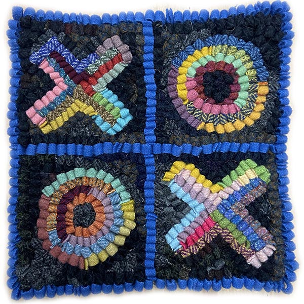 Beginner Rug Hooking Kit - X's & O's