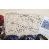 Rug Hooking Kit - Cardinal Tree - Contents