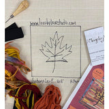 Beginner Rug Hooking Kit - Autumn Leaf - Pattern