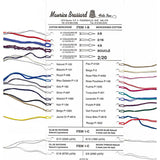 Maurice Brassard Mercerized Perle Cotton Yarn Color Card