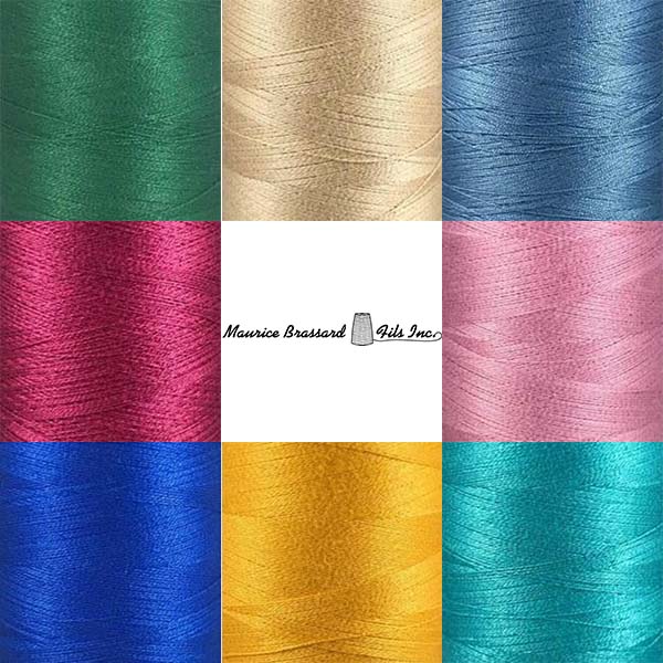 Maurice Brassard Mercerized Perle Cotton Yarn - 16/2