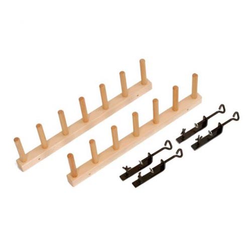 Louet Warping Pegs and Clamps - WA0189