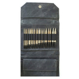 LYKKE 5" Interchangeable Knitting Needle Set - Grey Denim