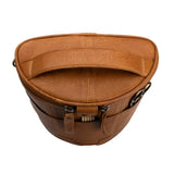 muud Grace – Crescent Leather Knitting Project Bag - The Woolery