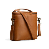 muud Grace – Crescent Leather Knitting Project Bag - The Woolery