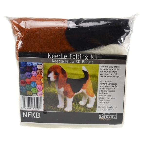 Ashford Needle Felting Kit - Beagle