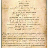 Floss Color Key - Christmas Parade