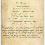 Floss Color Key - Skinny Daisy