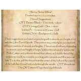 Floss Color Key - Skinny Willow