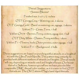 Floss Color Key - Summer Blooms