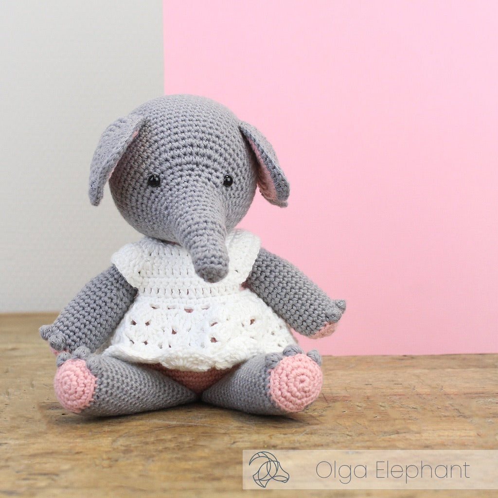 Hardicraft DIY Crochet Kit - Olga Elephant