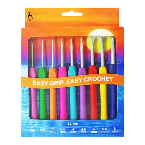 Pony Easy Grip Crochet Hook Set