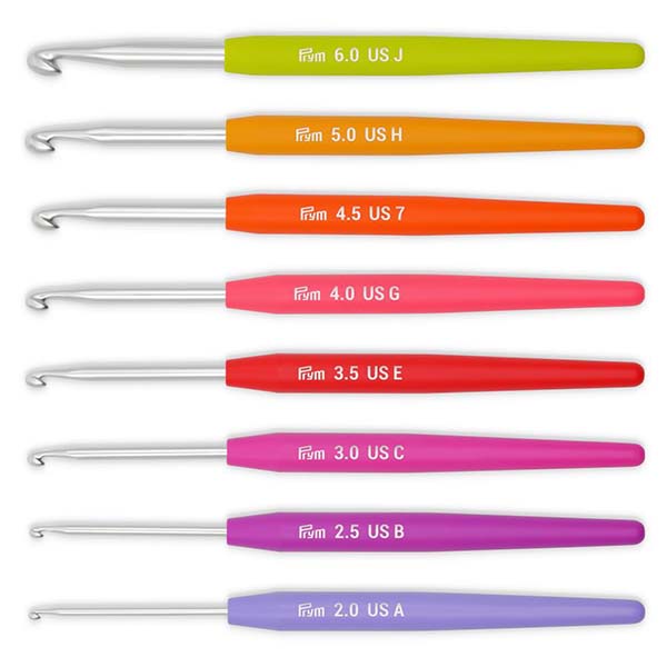 Prym Soft Grip Crochet Hook Set - Hooks